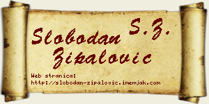 Slobodan Zipalović vizit kartica